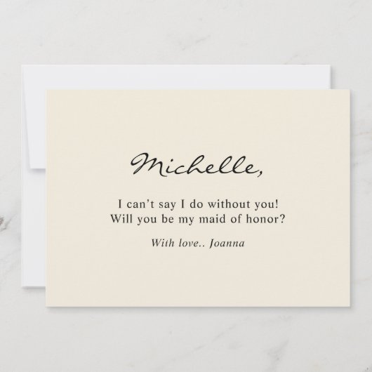 Paars Violet Gold zal je mijn eerbewijs zijn in Kaart (Achterkant)