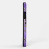 Paars, Violet Hartedelsteen Case-Mate iPhone Case (Achterkant/rechts)
