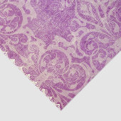 paars,violet,rustic,damask,worn,,floral,an tissuepapier (Detail)