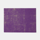 Paars Violet Textured Grunge Pattern Deurmat (Voorkant)