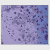 Paars vioolblauw abstract ongemerkt patroon cadeaupapier (Vlak)