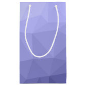 Paars vioolblauw maasvormig meetkundig patroon klein cadeauzakje (Achterkant)