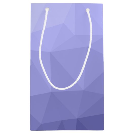 Paars vioolblauw maasvormig meetkundig patroon klein cadeauzakje (Achterkant)