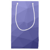 Paars vioolblauw maasvormig meetkundig patroon klein cadeauzakje (Voorkant)