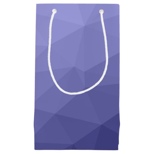 Paars vioolblauw maasvormig meetkundig patroon klein cadeauzakje (Voorkant)