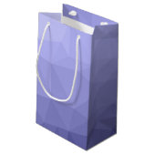 Paars vioolblauw maasvormig meetkundig patroon klein cadeauzakje (Achterkant Gekanteld)
