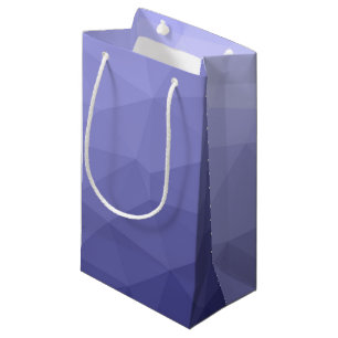 Paars vioolblauw maasvormig meetkundig patroon klein cadeauzakje
