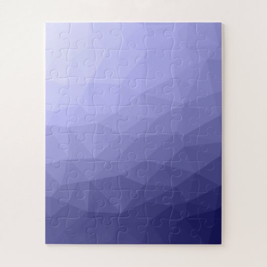 Paars vioolblauw maasvormig meetkundig patroon legpuzzel (Verticaal)