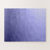 Paars vioolblauw maasvormig meetkundig patroon legpuzzel (Horizontaal)