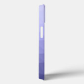 Paars vioolblauw rooster monogram Case-Mate iPhone case (Achterkant / Rechts)