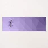 Paars vioolvormige mastervormig maas monogram yogamat (Voorkant (horizontaal))