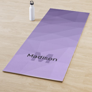 Paars vioolvormige mastervormig maas monogram yogamat