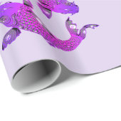  Paars vis Cadeaupapier (Rol Hoek)