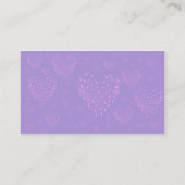 Paars Visitekaartje (Achterkant)
