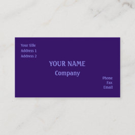 Paars Visitekaartje
