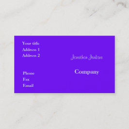 Paars Visitekaartje
