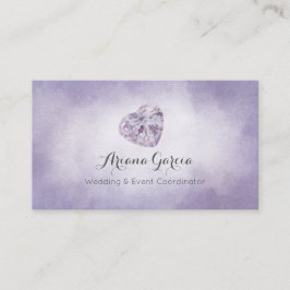 Paars Visitekaartje van de Jewelry Jewelry