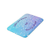 Paars volgen je dromen en bereiken de sterren badmat (Gekanteld)