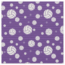 Paars Volleyball Chevron Patterned