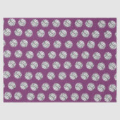 Paars volleybaltrilpapier tissuepapier (Voorkant)
