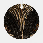  paars voor kunstdeco-weergave - aangepaste tekst metalen ornament (Achterkant)