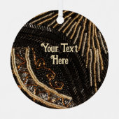  paars voor kunstdeco-weergave - aangepaste tekst metalen ornament (Voorkant)