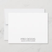 Paars voor Michele Save The Date (Achterkant)