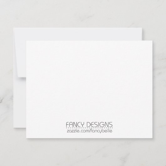 Paars voor Michele Save The Date (Achterkant)