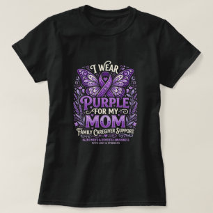 Paars voor mijn moeder Alzheimer Bewustzijn Maand T-shirt