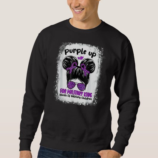 Paars voor militaire Kinder boodschappen in het le Trui (Voorkant)