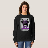 Paars voor militaire Kinder boodschappen in het le Trui (Voorkant volledig)