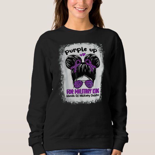 Paars voor militaire Kinder boodschappen in het le Trui (Voorkant)