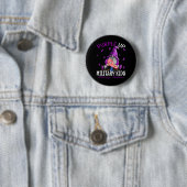Paars voor militaire Kinder kindermaand Ronde Button 5,7 Cm (In situ)