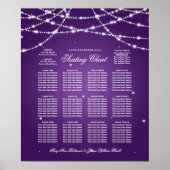 Paars voor weddenschapskaartje poster (Voorkant)