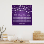 Paars voor weddenschapskaartje poster (Keuken)