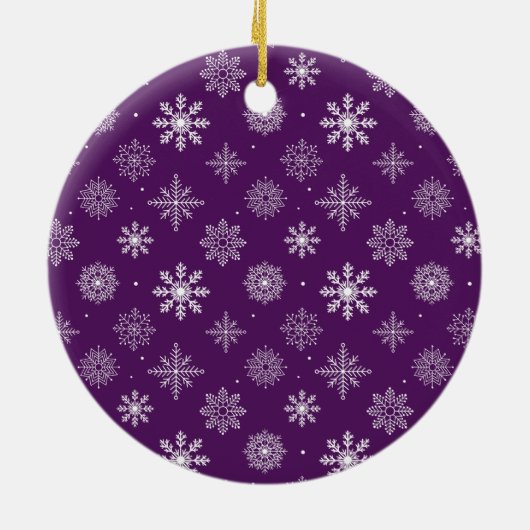 Paars voor weduwschap en pretparterij keramisch ornament (Achterkant)