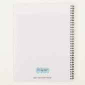 Paars vredesteken planner (Achterkant)