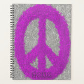Paars vredesteken planner (Voorkant)