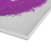 Paars vredesteken snijplank (Hoek)