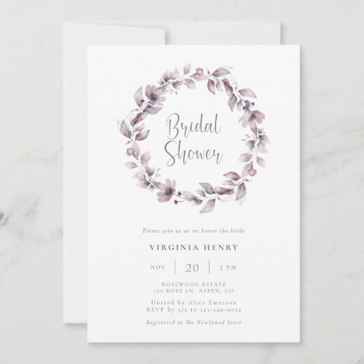 Paars Vrijgezellenfeest Kaart (Voorkant)