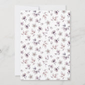 Paars Vrijgezellenfeest Kaart (Achterkant)