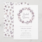 Paars Vrijgezellenfeest Kaart (Voorkant / Achterkant)