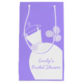 Paars Vrijgezellenfeest klein Klein Cadeauzakje (Voorkant)