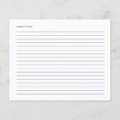 Paars Vrijgezellenfeest Ontvanger Kaart (Achterkant)