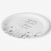 Paars Vrijgezellenfeest Papier Papieren Bordje (Gekanteld)