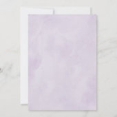 Paars Vrijgezellenfeest voor plum Ivory Gold Geome Kaart (Achterkant)