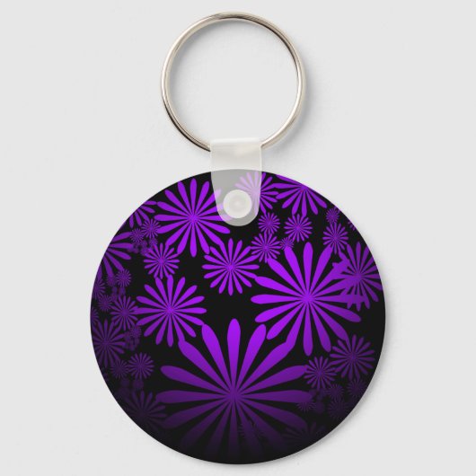 Paars vuurwerk sleutelhanger (Voorkant)