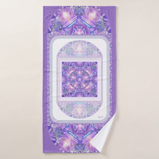 Paars W1 Badhanddoek (Badhanddoek)