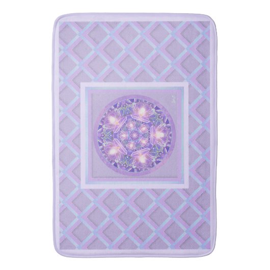 Paars W1 Badmat (Voorkant Verticaal)