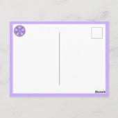 Paars W1 Briefkaart (Achterkant)